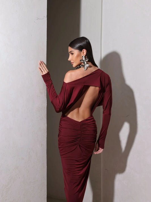 Vestido midi Arrais