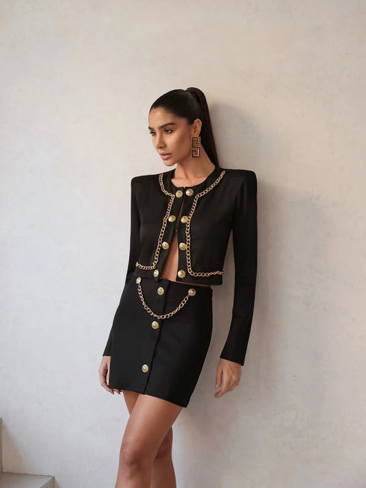 Conjunto Blazer/Falda Paulina
